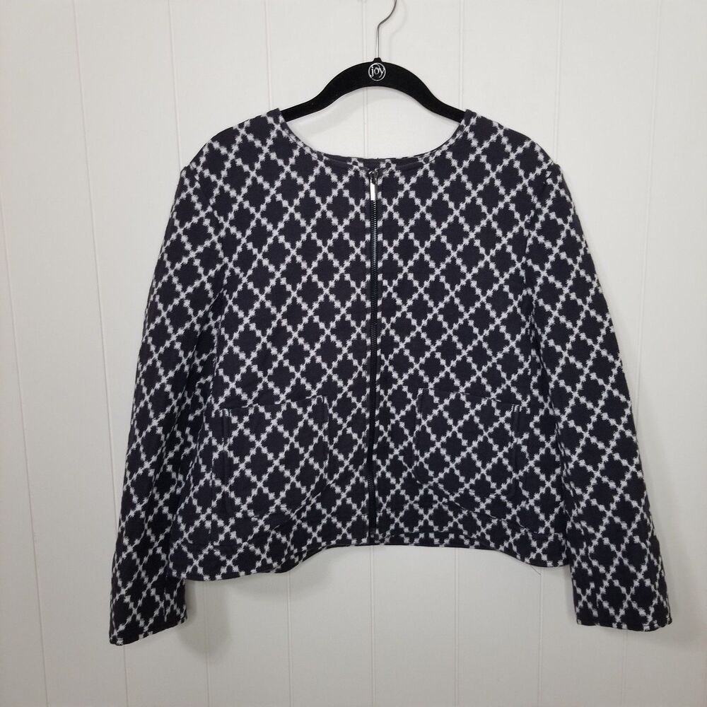 Ann Taylor Cardigan Jacket Blazer Womens Size 10 Career Office